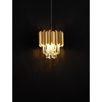Nova Luce 9824071 Magnolia E14 Pendelleuchte Gold 2