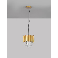Nova Luce 9824071 Magnolia E14 Pendelleuchte Gold 3