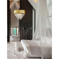 Nova Luce 9824075 Magnolia E14 Pendelleuchte Gold 2