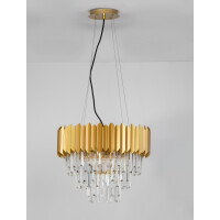 Nova Luce 9824075 Magnolia E14 Pendelleuchte Gold 3