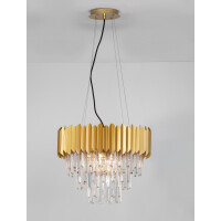 Nova Luce 9824075 Magnolia E14 Pendelleuchte Gold 4