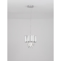 Nova Luce 9824070 Magnolia E14 Pendelleuchte Chrom 3