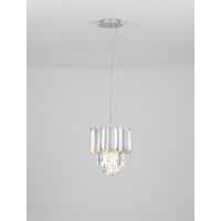 Nova Luce 9824070 Magnolia E14 Pendelleuchte Chrom 4