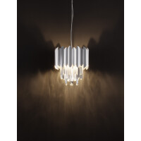 Nova Luce 9824070 Magnolia E14 Pendelleuchte Chrom 5