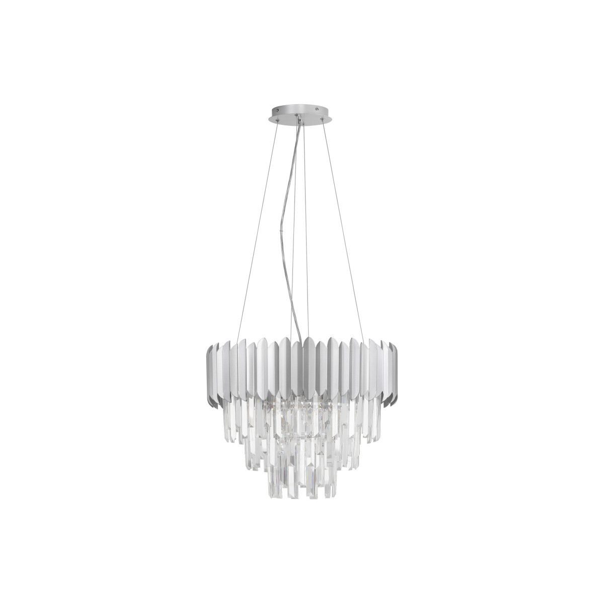 Nova Luce 9824074 Magnolia E14 Pendelleuchte Chrom