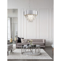 Nova Luce 9824074 Magnolia E14 Pendelleuchte Chrom 2