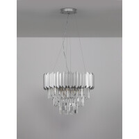 Nova Luce 9824074 Magnolia E14 Pendelleuchte Chrom 3