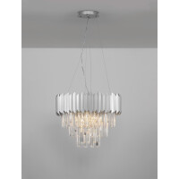 Nova Luce 9824074 Magnolia E14 Pendelleuchte Chrom 4