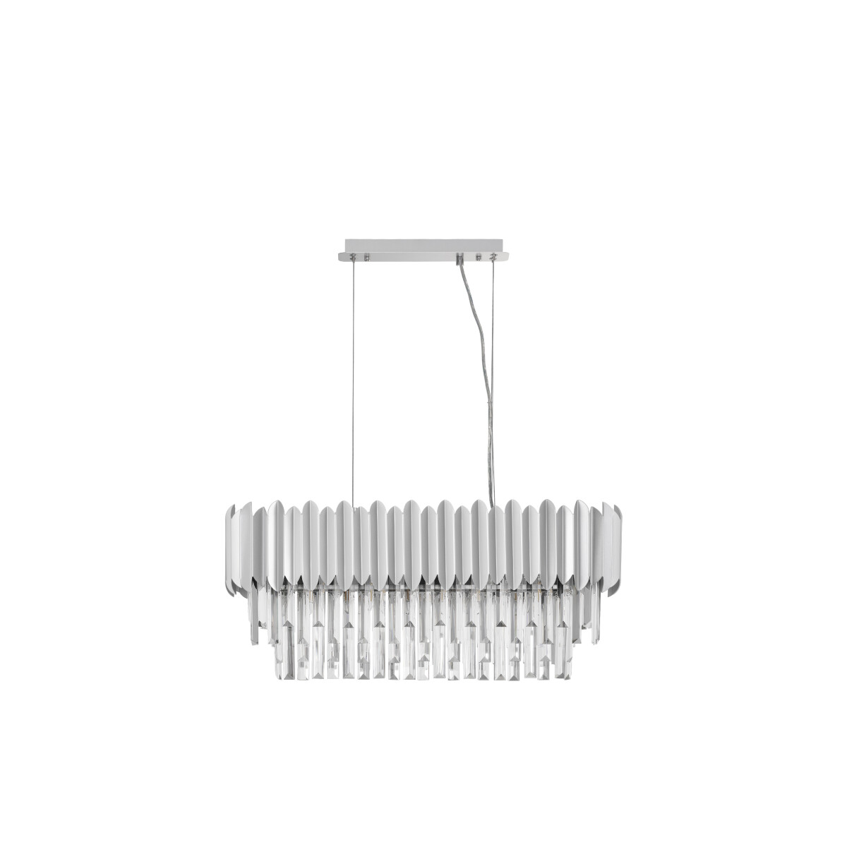 Nova Luce 9824076 Magnolia E14 Pendelleuchte Chrom
