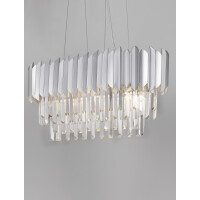 Nova Luce 9824076 Magnolia E14 Pendelleuchte Chrom 2