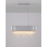 Nova Luce 9824076 Magnolia E14 Pendelleuchte Chrom 4
