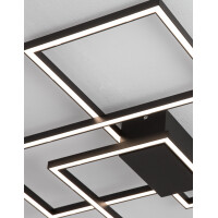 Nova Luce 9508431 Bilbao LED Deckenleuchte  Schwarz 6