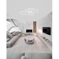 Nova Luce 9977001 Bilbao LED Deckenleuchte  Weiß 2