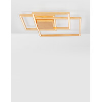 Nova Luce 9500831 Bilbao LED Deckenleuchte Blattgold 2