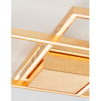 Nova Luce 9500831 Bilbao LED Deckenleuchte Blattgold 6