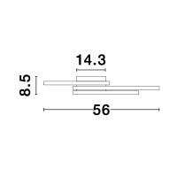 Nova Luce 9500831 Bilbao LED Deckenleuchte Blattgold 7