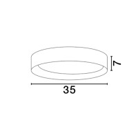 Nova Luce 9345524 Stake LED Deckenleuchte  Weiß 4