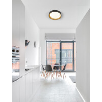 Nova Luce 9345527 Stake LED Deckenleuchte  Schwarz 2