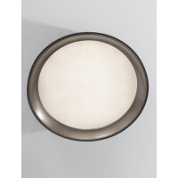 Nova Luce 9081270 Vela LED Deckenleuchte Schwarz, Kaffeebrau
