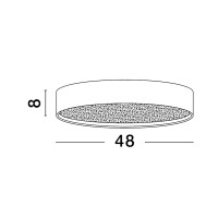 Nova Luce 9081209 Koi LED Deckenleuchte  Weiß 6