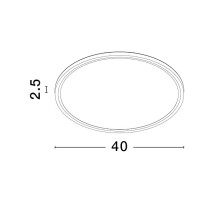 Nova Luce 9060190 Dixie LED Deckenleuchte  Weiß 6