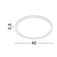 Nova Luce 9060191 Dixie LED Deckenleuchte  Schwarz 5