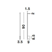Nova Luce 9081140 Gropius LED Wandleuchte  Schwarz 8