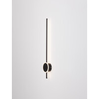 Nova Luce 9061428 Clock LED Wandleuchte  Schwarz 2