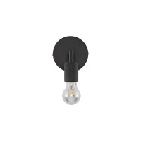 Nova Luce 9501233 Royal E27 Wandleuchte Schwarz
