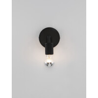 Nova Luce 9501233 Royal E27 Wandleuchte Schwarz 4