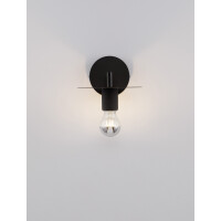 Nova Luce 9501232 Royal E27 Wandleuchte Schwarz 2