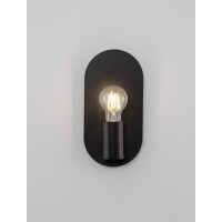Nova Luce 9501245 Royal E27 Wandleuchte Schwarz 4