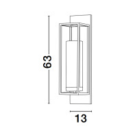 Nova Luce 9035973 Juliet E27 Wandleuchte Schwarz 5