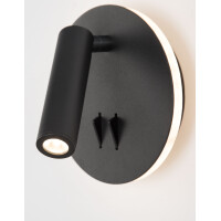 Nova Luce 9081222 Penor LED Wandleuchte  Schwarz 5
