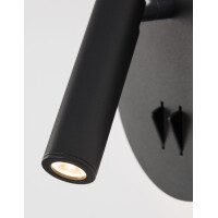 Nova Luce 9081222 Penor LED Wandleuchte  Schwarz 6