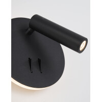 Nova Luce 9081222 Penor LED Wandleuchte  Schwarz 7