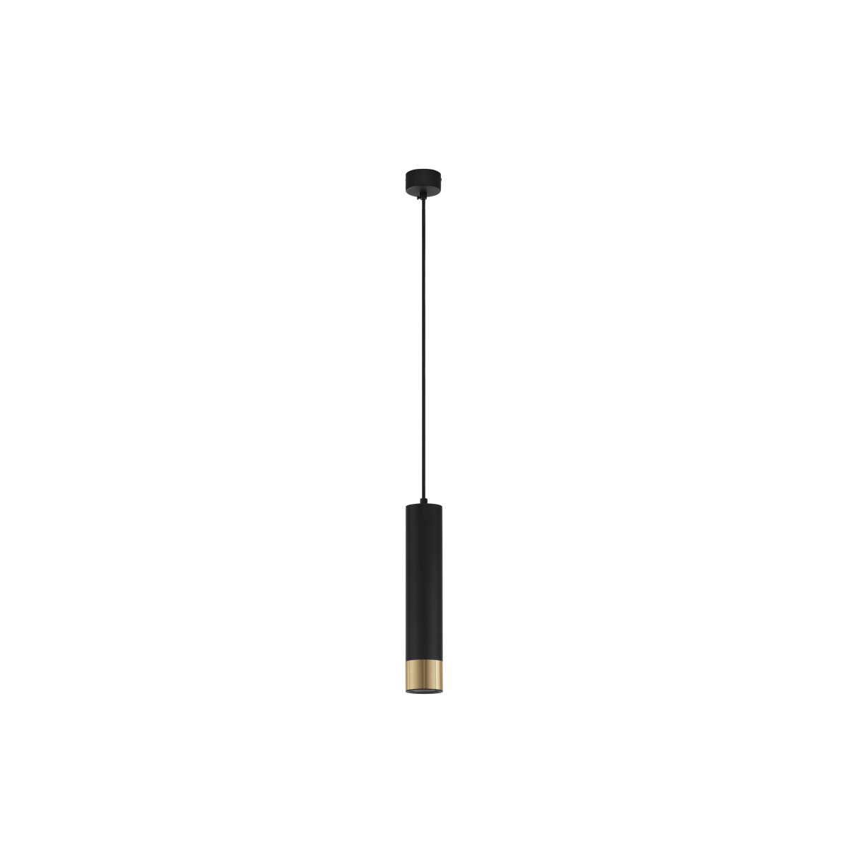 Nova Luce 9911529 Picto GU10 Pendelleuchte Schwarz, Gold