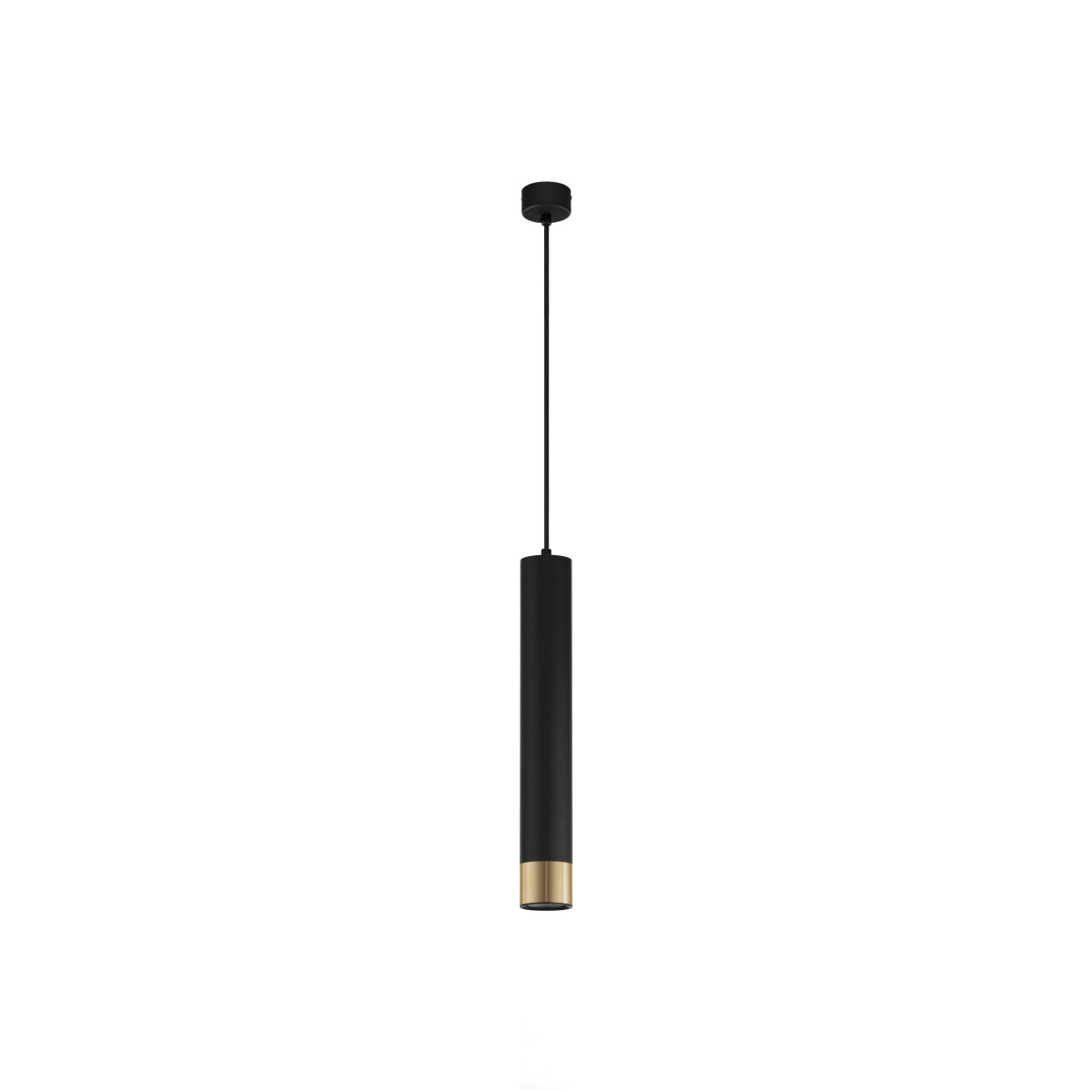Nova Luce 9911530 Picto GU10 Pendelleuchte Schwarz, Gold