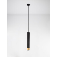 Nova Luce 9911530 Picto GU10 Pendelleuchte Schwarz, Gold 3