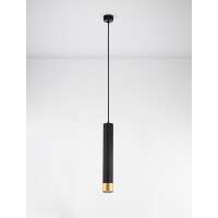 Nova Luce 9911530 Picto GU10 Pendelleuchte Schwarz, Gold 4