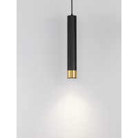 Nova Luce 9911530 Picto GU10 Pendelleuchte Schwarz, Gold 5