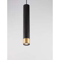 Nova Luce 9911530 Picto GU10 Pendelleuchte Schwarz, Gold 6