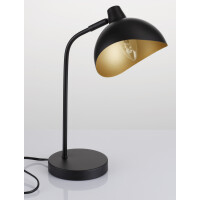 Nova Luce 9555808 Geti E14 Tischleuchte Schwarz, Gold 3