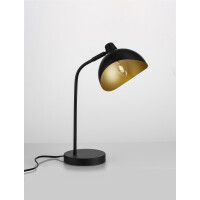 Nova Luce 9555808 Geti E14 Tischleuchte Schwarz, Gold 4
