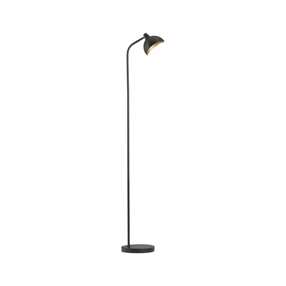 Nova Luce 9555809 Geti E14 Stehlampe Schwarz, Gold