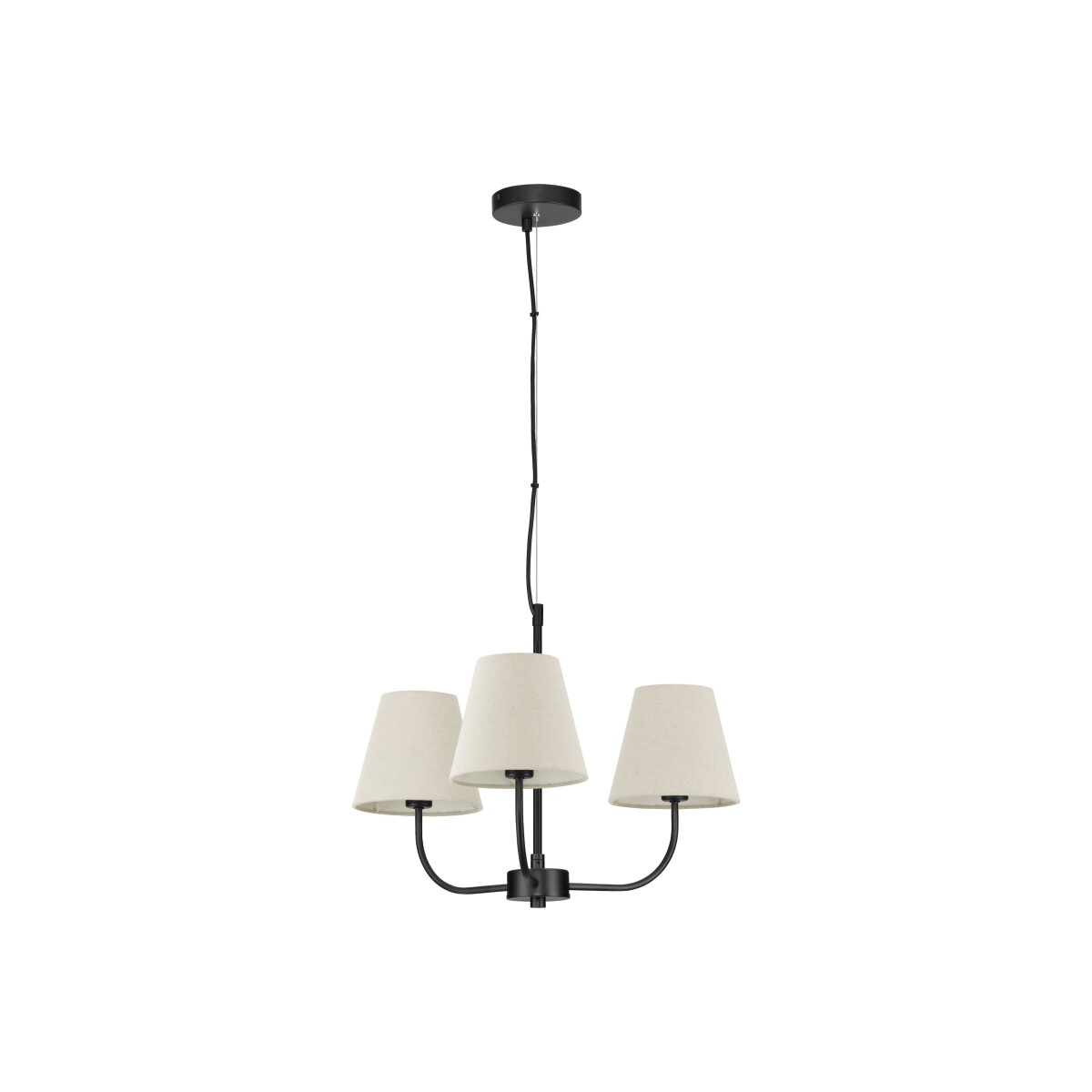 Nova Luce 9036044 Moist E27 Pendelleuchte Schwarz, Beige