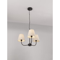 Nova Luce 9036044 Moist E27 Pendelleuchte Schwarz, Beige 4