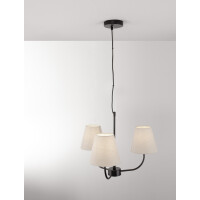 Nova Luce 9036044 Moist E27 Pendelleuchte Schwarz, Beige 5