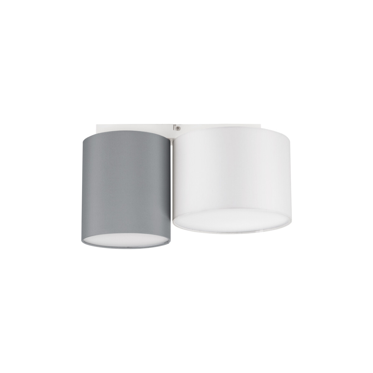 Nova Luce 9555804 Bryson E27 Deckenleuchte Schwarz, Weiß, Grau