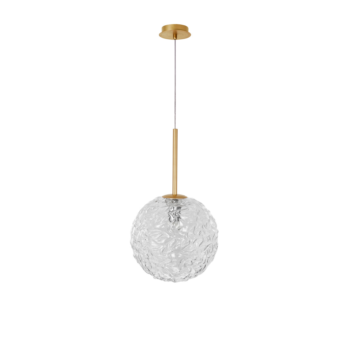 Nova Luce 9260211 Mirano G9 Pendelleuchte Gold, Transparent